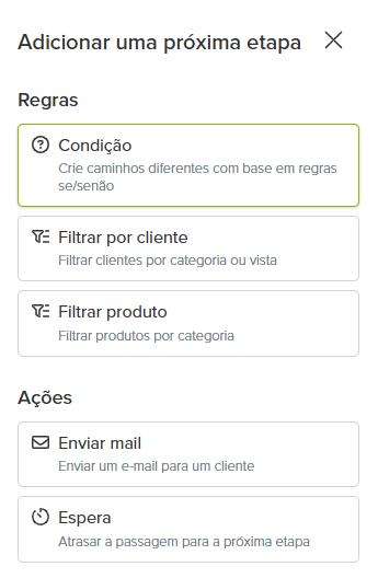 Tipos de passos