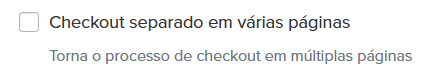 Finalização de compra numa página