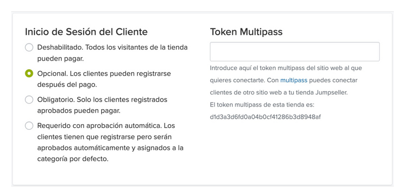 Autenticação de Clientes