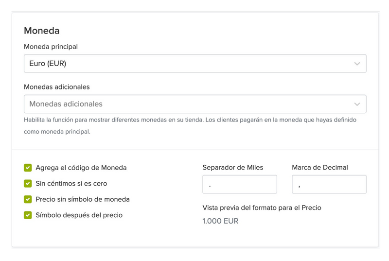 Definições de Moeda