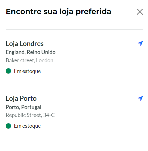 Stock por localização 2