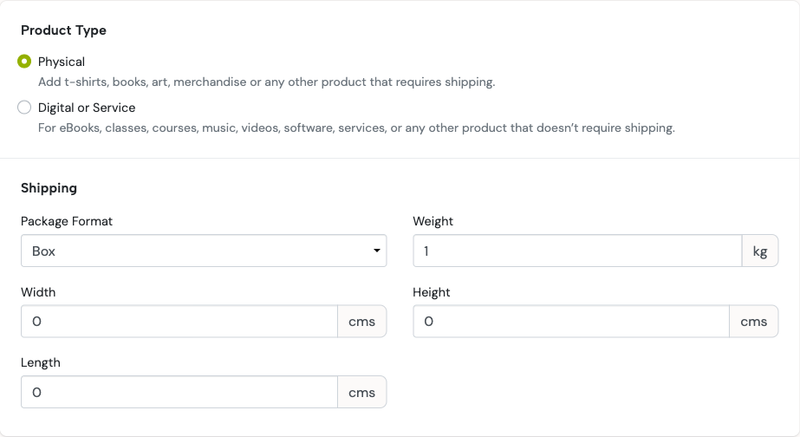 shipping