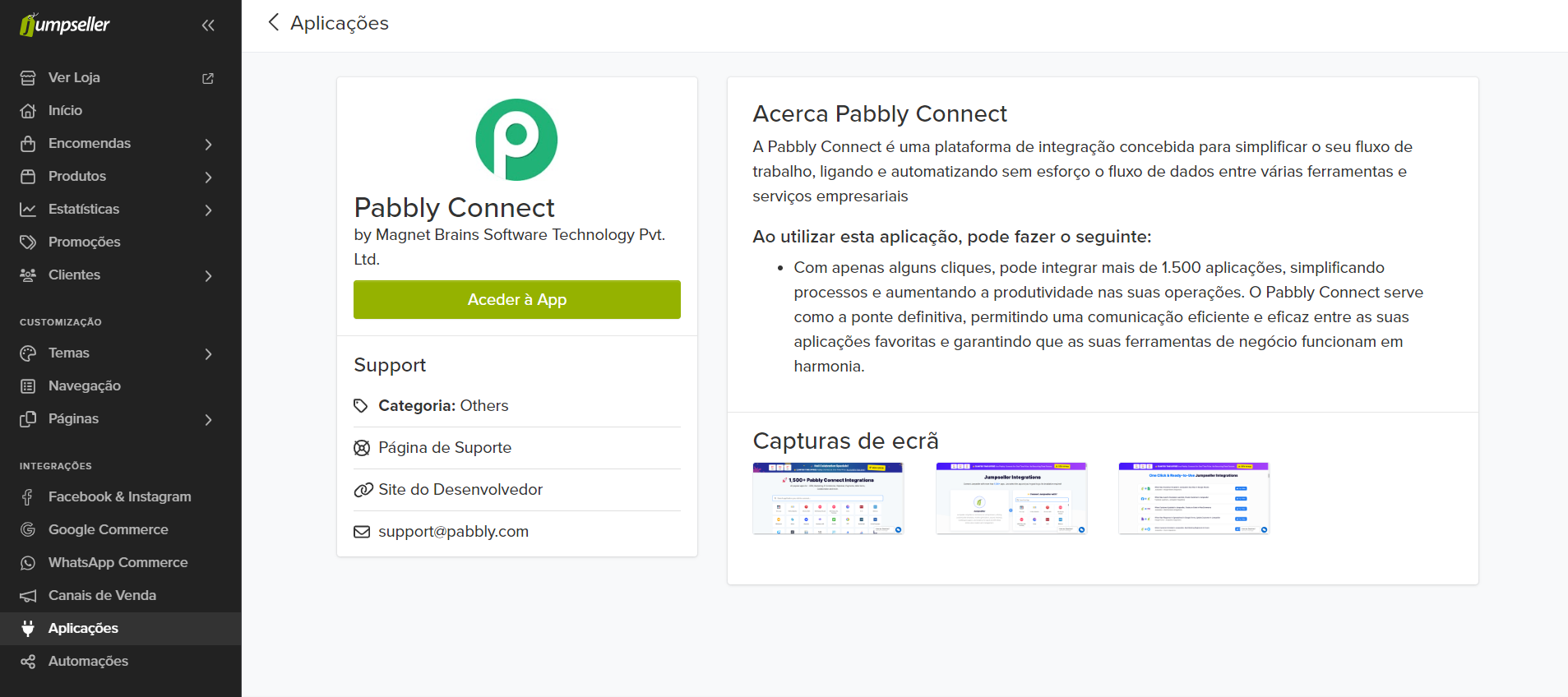 Aceder a app