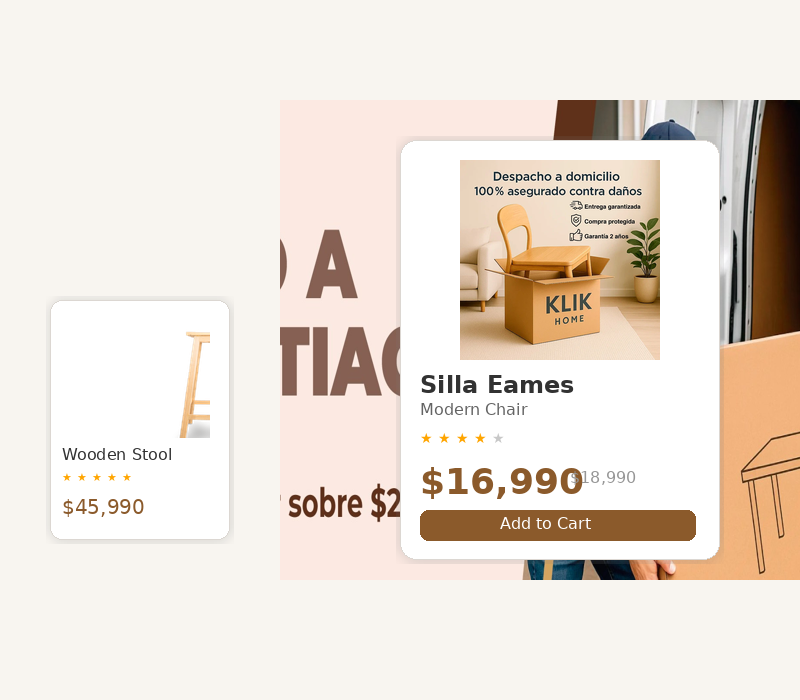 Venda móveis online com a sua própria loja Jumpseller