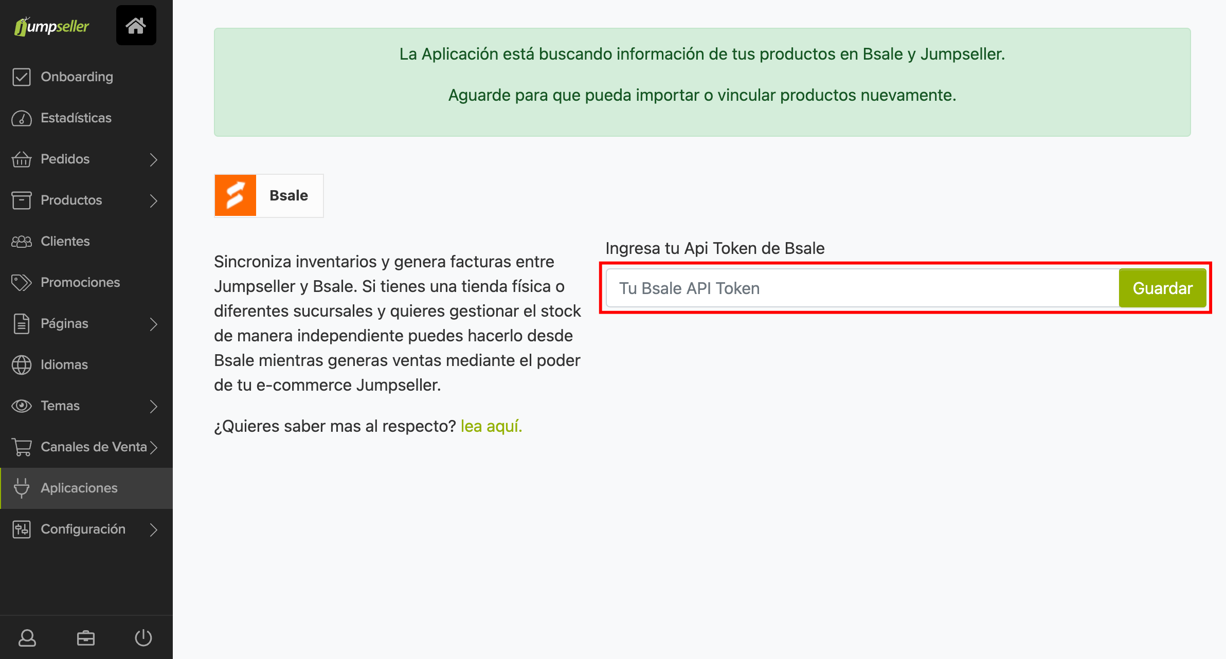Bsale API Key