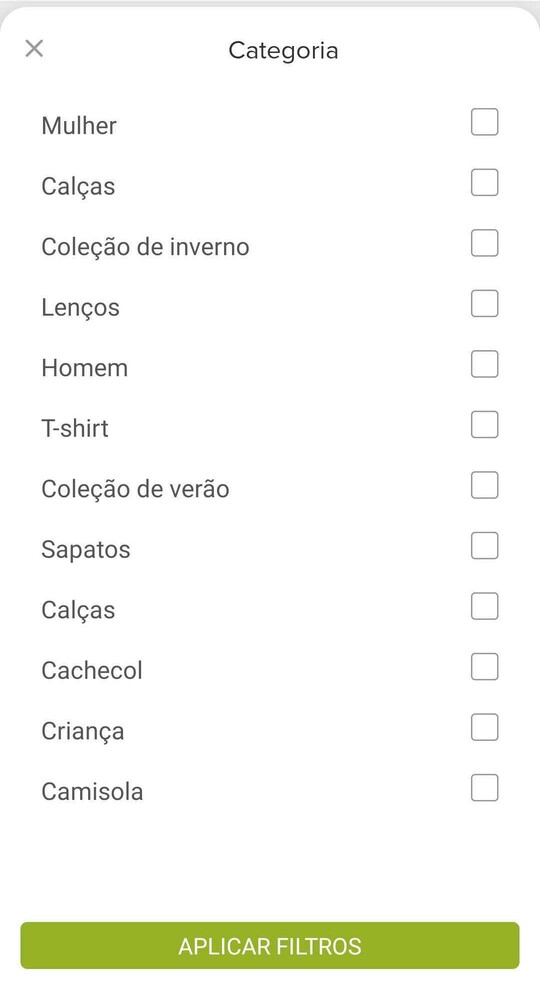 informação da encomenda