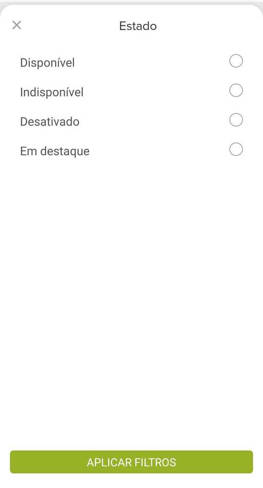 informação da encomenda