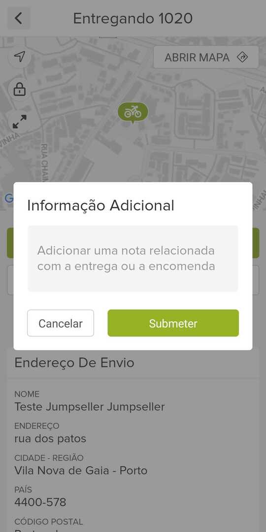 informação adicional