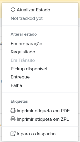 confirmação
