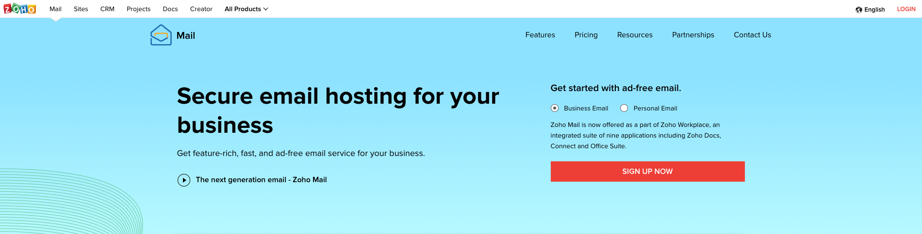 zoho mail